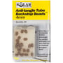 Solar Anti-Tangle Tube Backstop Beads 4mm Brown