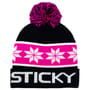 Sticky Baits Black Bobble Beanie