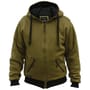 Sticky Baits Green Zip Hoody Front
