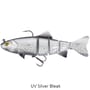 Fox Rage Realistic Replicant Trout Lure Jointed 18cm UV Silver Bleak