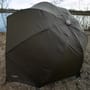 Advanta Discovery CX 55inch Hermit Fishing Brolly In Use 1
