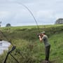 Advanta Discovery RVS Fishing Rod Power 12ft 2lb In Use 1