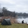 Advanta Protector MZ Fishing Bivvy 1 Man In Use 2