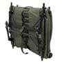 Advanta 6 Leg Green Session Bedchair Folded 1