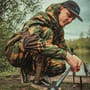 Aqua F12 DPM Fishing Trousers In Use 4