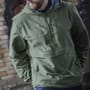 Aqua Products Half Zip Khaki Jacket In Use 1