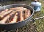 Frying Pan In Action On The Bank
