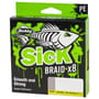 Berkley Sick Hi-Vis Yellow Braid 150m 4