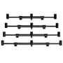 Century Carbon Stealth Chunky Adjustable 3 Rod Fishing Buzz Bars 3