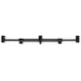 Century Carbon Stealth Chunky Adjustable 3 Rod Fishing Buzz Bars 4