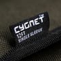 Cygnet 12ft Single Fishing Rod Sleeve Close Up Logo