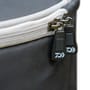 Daiwa Advantage Baits Round Fishing Cool Bag Close Up Zips