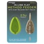 Drennan In Line Flat Method Fishing Feeder With Mould 25g Heavy 1