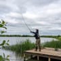 Sonik SK-47 Carp Rod In Use 1