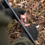 Heat Holders Forest Green Skala Fingerless Gloves - One Size In Use 2