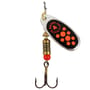 Mepps Comet Black Fury Lure Orange Dot