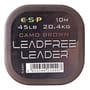 ESP Lead Free Leader 10m - Camo Brown