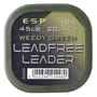 ESP Lead Free Leader 10m - Weedy Green
