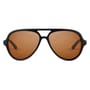 Fortis AV Fishing Sunglasses Black Front