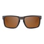 Fortis Bays Matte Black Frame Fishing Sunglasses Brown Lens front