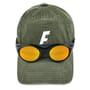 Fortis Olive 6 Panel F Fishing Cap With Sunglasses