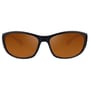 Fortis Wraps 247 Brown Polarised Fishing Sunglasses Front