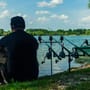 Fox Black Label QR Adjustable XL Fishing Buzzer Bar In Use 2