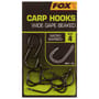 Fox Wide Gape Beaked Carp Hooks - Micro Barbed 1