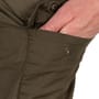 Fox Collection Green & Black Lightweight Cargo Fishing Shorts Close Up 2