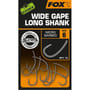 Fox Edges Armapoint Wide Gape Long Shank Fishing Hook Packaging