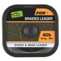 Fox Edges Naturals Braided Leader Shock & Snag 20m 1