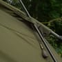 Fox Frontier XD Bivvy Inc Inner Dome In Use  Rod Strap