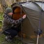 Fox Frontier Lite Fishing Shelter Infill Panel In Use