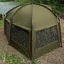 Fox Frontier X Bivvy In Use Back mesh