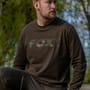 Fox Khaki / Camo Long Sleeve T-Shirt Front