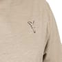 Fox Light Weight Khaki Large Print T-Shirt Close Up 2