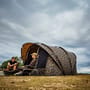 Fox R-Series XL Khaki 2-Man Fishing Bivvy In Use