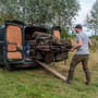 Fox Transporter 24V Power Barrow In Use 2