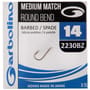 Garbolino Competition Medium Match Round Bend Hooks