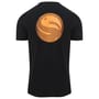 Guru Gradient Logo Black Fishing T-Shirt Back