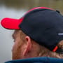 Guru Red 3D Fishing Cap In Use 1