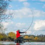 Guru X-Change Bait Up Fishing Rod In Use 1