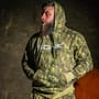 Sonik Camo Fishing Hoodie In Use 2