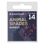 Kamasan Animal Spade Fishing Hooks - Barbed