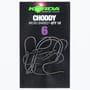 Korda Choddy Fishing Hooks Micro Barbed Size 6