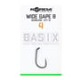 Korda Basix Wide Gape Hooks Size 4 Barbless