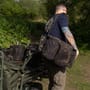 Korda Compac Dark Kamo Fishing Carryall Large In Use