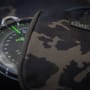 Korda Compac Dark Kamo Scales Fishing Pouch Close Up