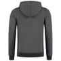 Korda LE Zip Hoodie Charcoal Back