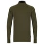Korda Mock Neck Thermal Longsleeve Shirt - Dark Olive